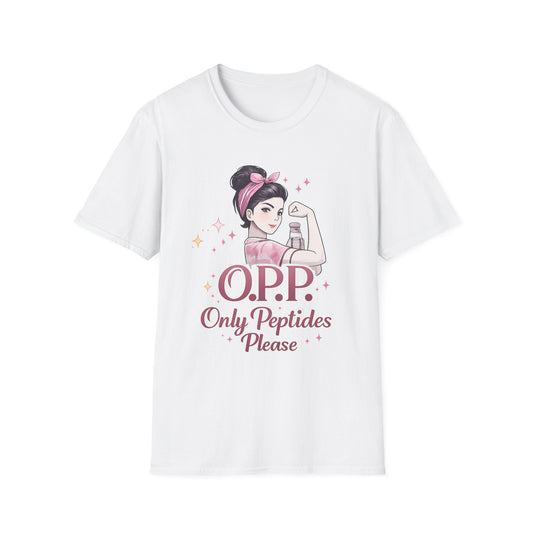 OPP Only Peptides Please – Women's Protocol Tee