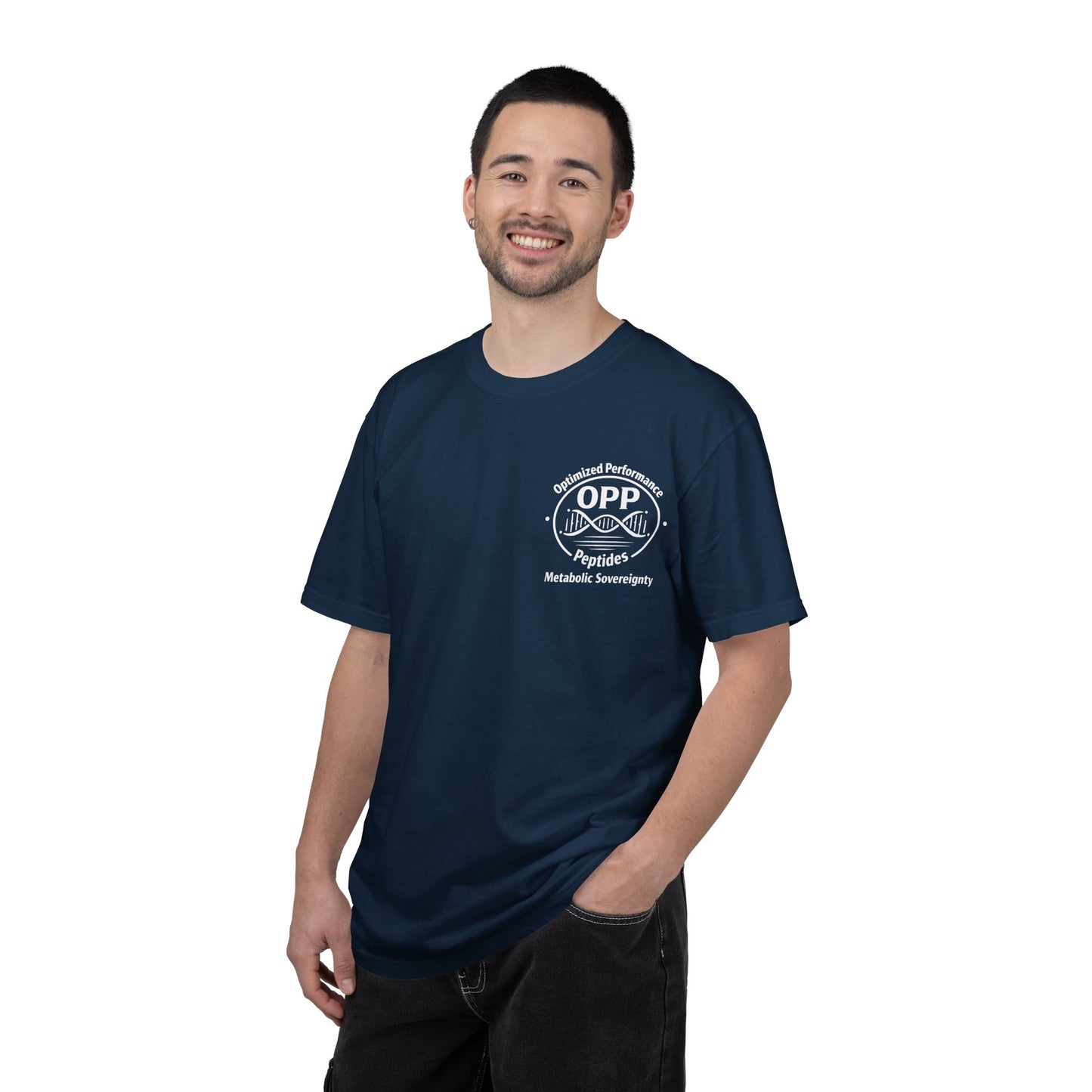 OPP Optimized Performance Peptides T-Shirt - Metabolic Sovereignty Double-Sided Biohacking Tee