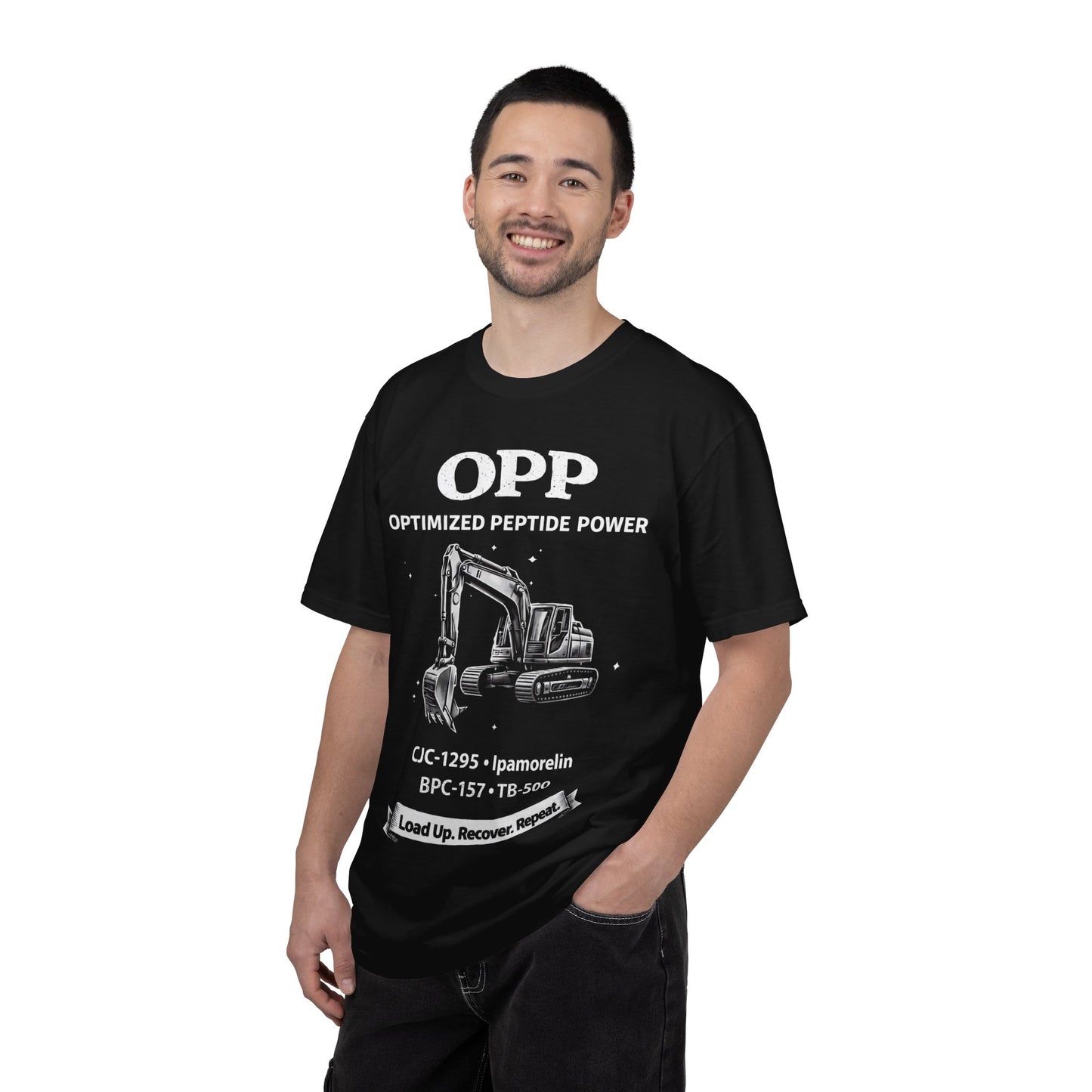 OPP - Equipment Operator -  Optimized Peptide Power – Load Up. Recover. Repeat Shirt