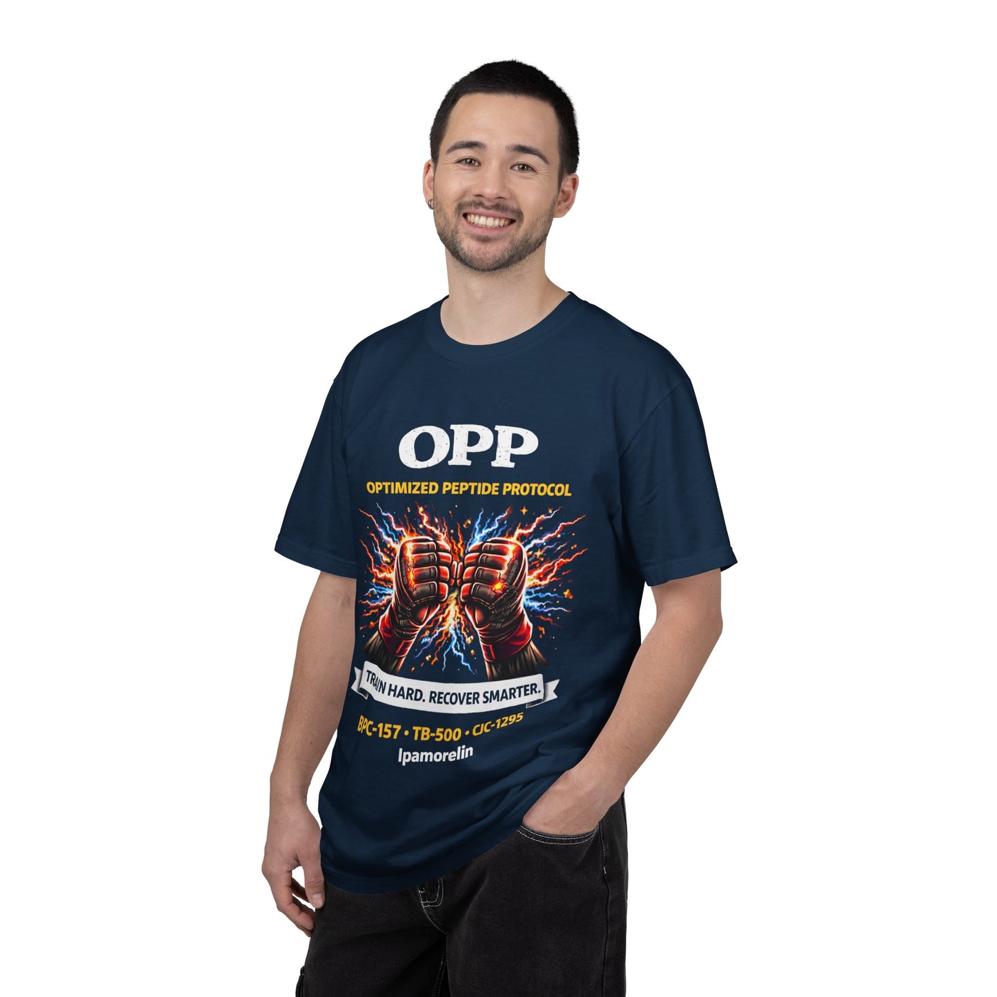 OPP -MMA Gloves - Optimized Peptide Protocol – Train Hard. Recover Smarter. Color MMA Fighter Shirt
