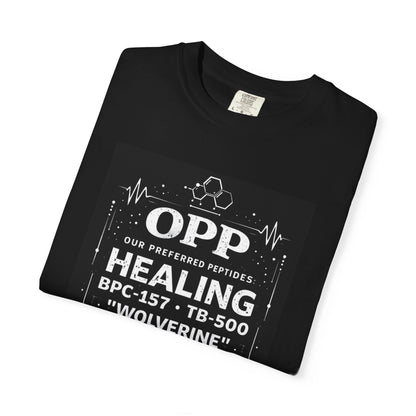 OPP Healing Peptides T-Shirt | Biohacker Recovery & Performance Apparel