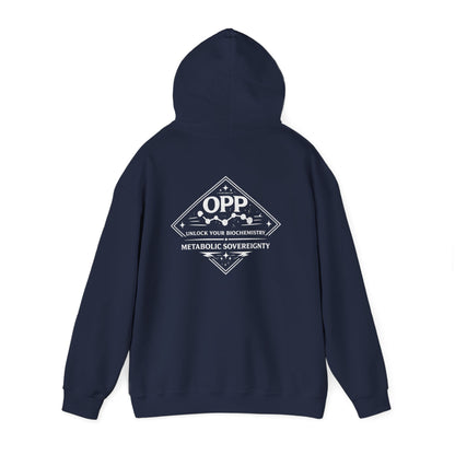 OPP My Body My Rules Hoodie - Metabolic Sovereignty Biohacking Pullover Double-Sided