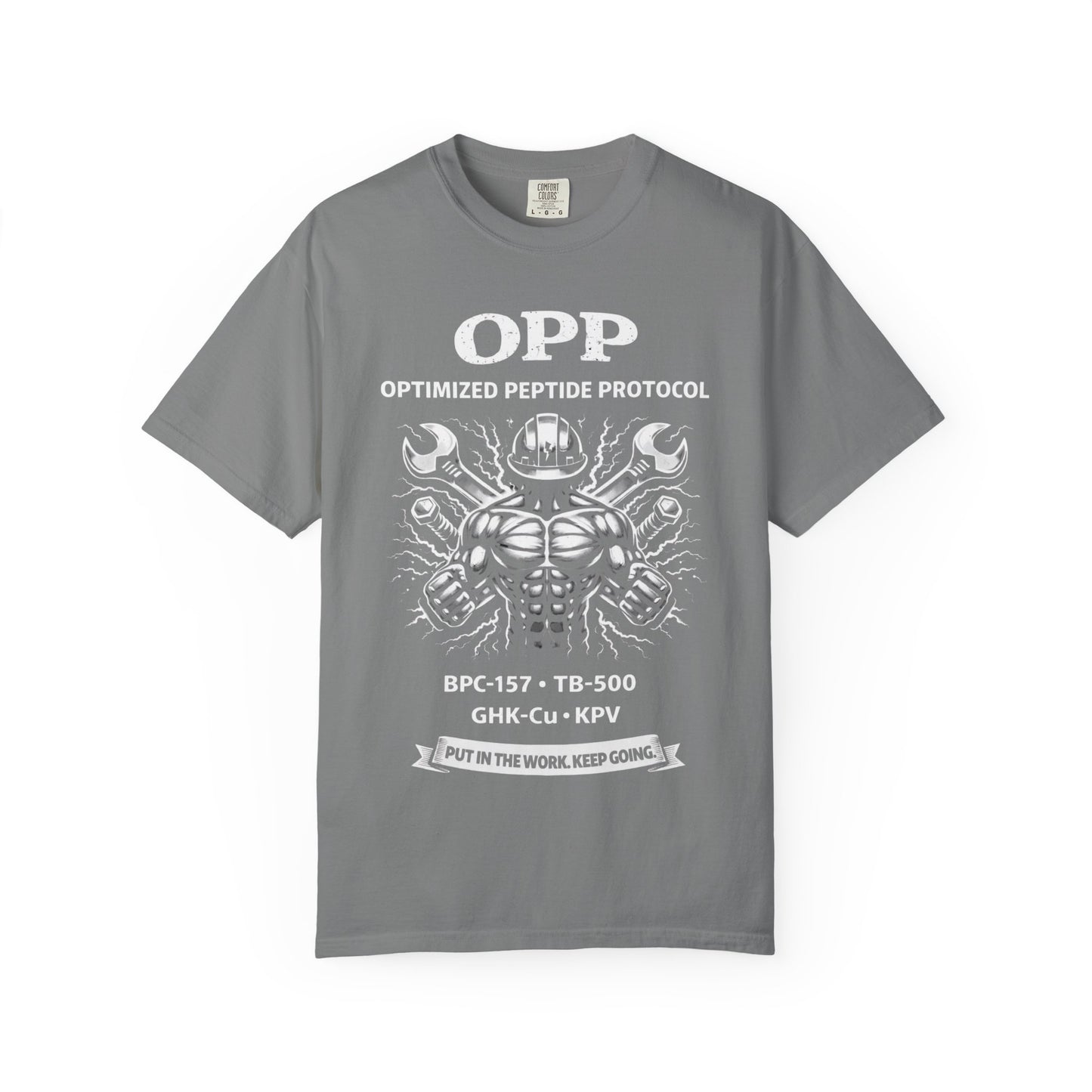 OPP - Construction Workers  - Optimized Peptide Performance – Put In The Work Keep Going