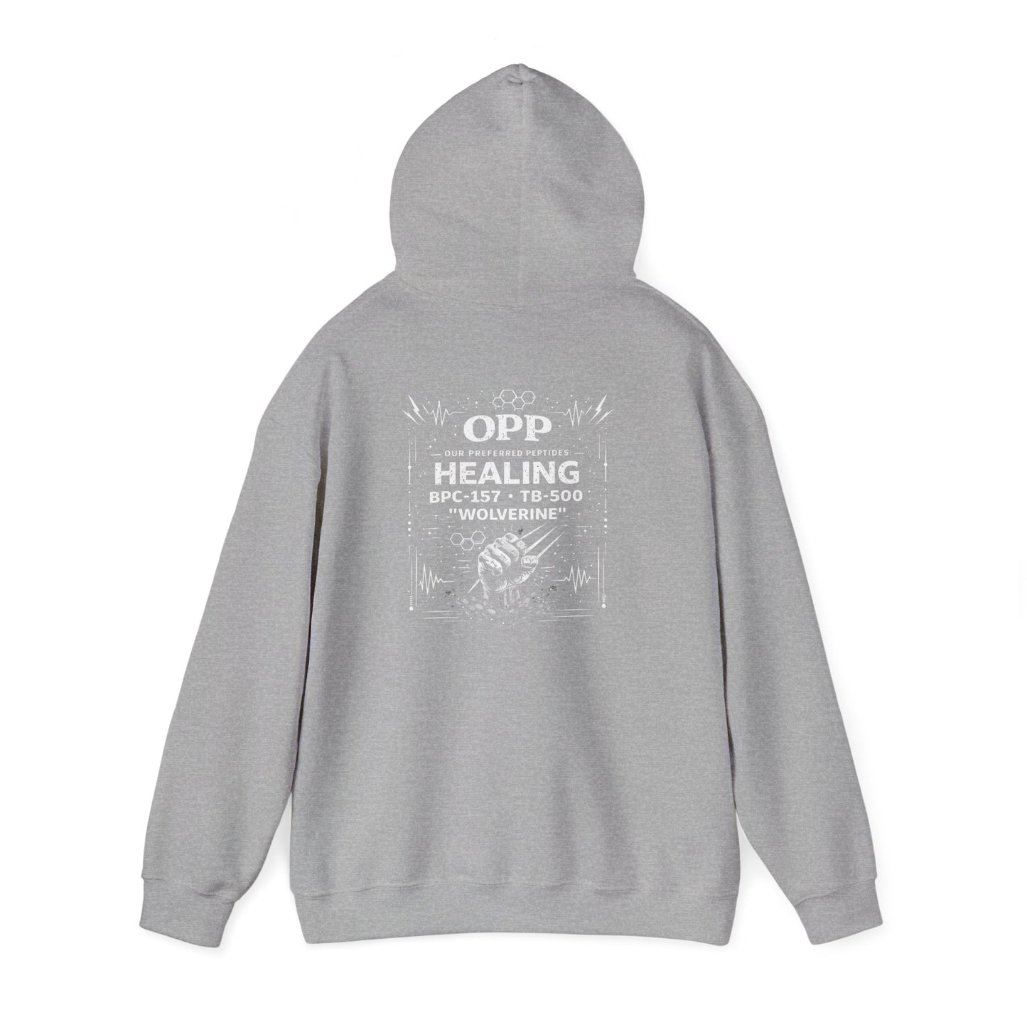 OPP Healing Peptides Hoodie – Wolverine Recovery