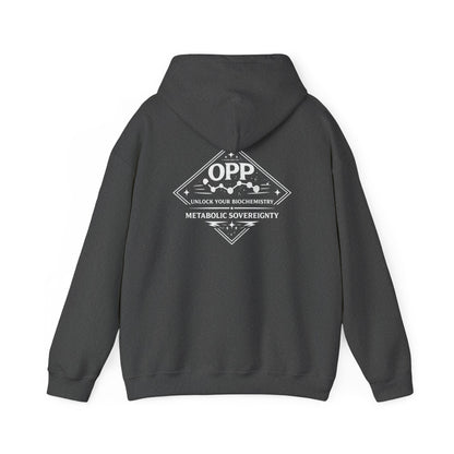 OPP My Body My Rules Hoodie - Metabolic Sovereignty Biohacking Pullover Double-Sided