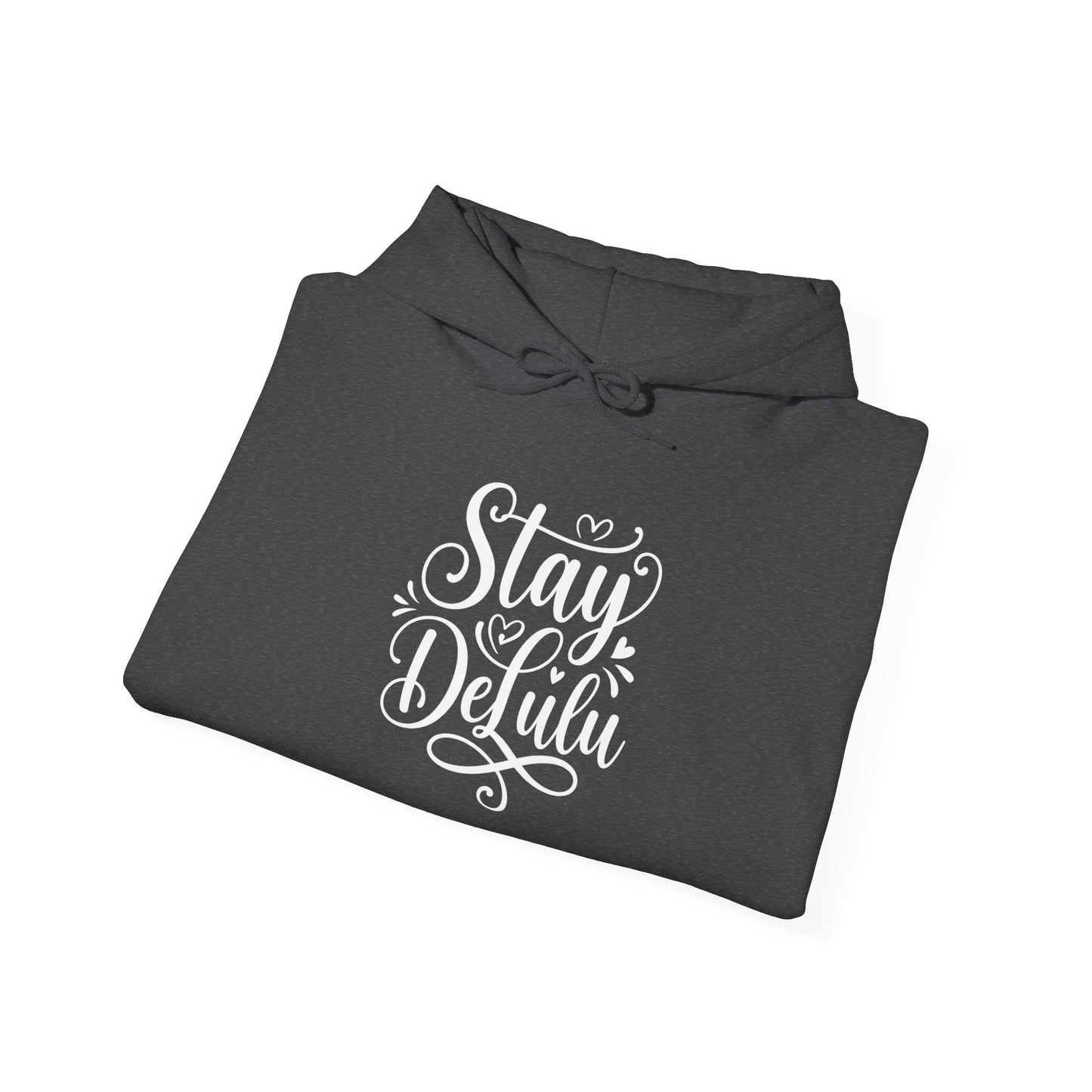 Stay DeLulu Hoodie – Cute Script Graphic