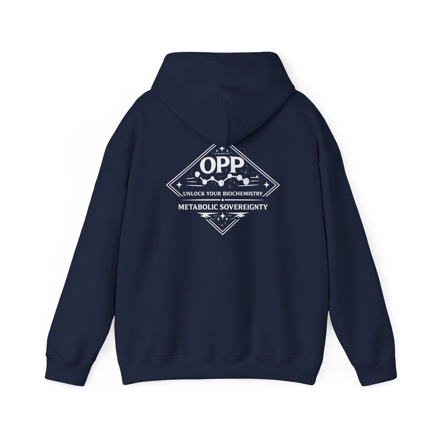 OPP My Body My Rules Hoodie - Metabolic Sovereignty Biohacking Pullover Double-Sided