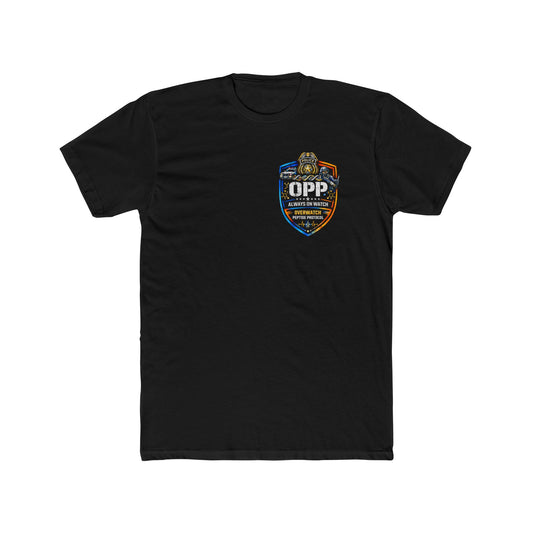 OPP Police Badge T-Shirt – Overwatch Peptide Protocol— "Always On Watch" Vintage Overwatch Tee
