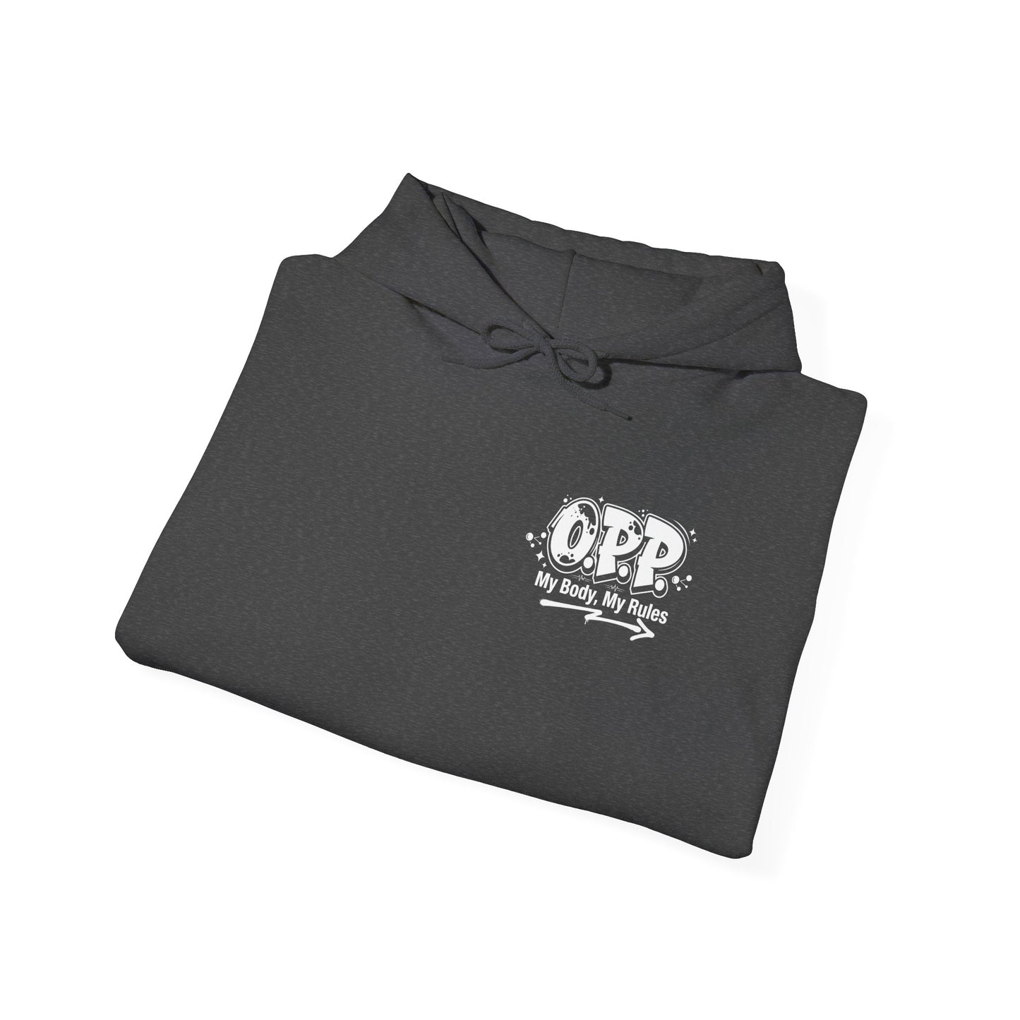 OPP My Body My Rules Hoodie - Metabolic Sovereignty Biohacking Pullover Double-Sided