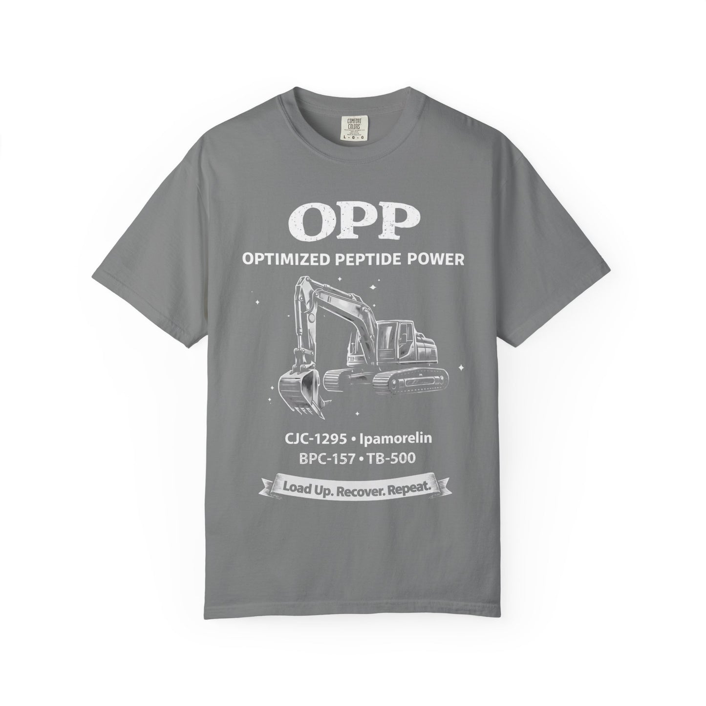 OPP - Equipment Operator -  Optimized Peptide Power – Load Up. Recover. Repeat Shirt
