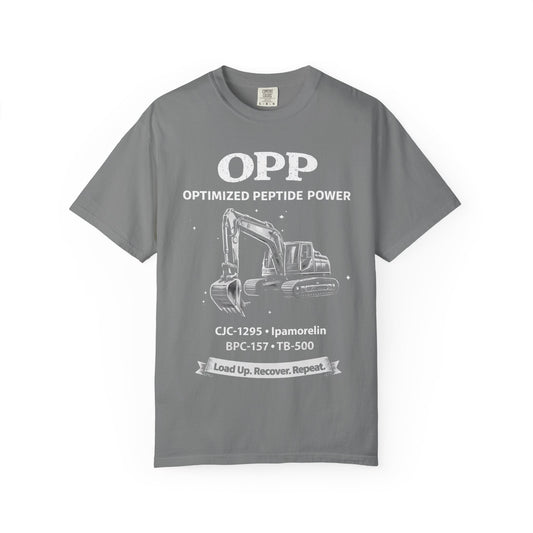 OPP - Equipment Operator -  Optimized Peptide Power – Load Up. Recover. Repeat Shirt