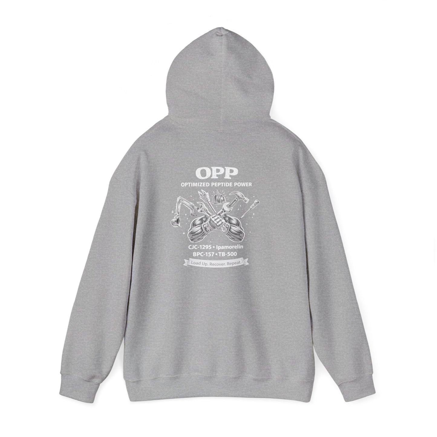 OPP - Tradesmen - Optimized Peptide Power Hoodie | Recovery & Strength Biohacker Apparel