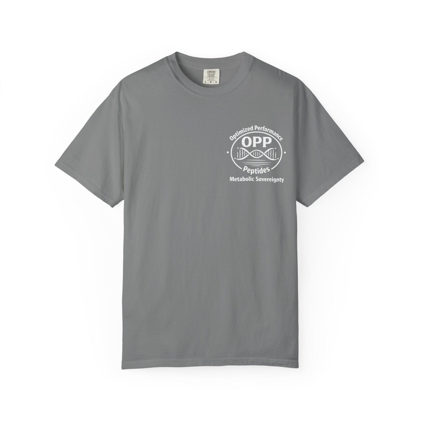 OPP Optimized Performance Peptides T-Shirt - Metabolic Sovereignty Double-Sided Biohacking Tee