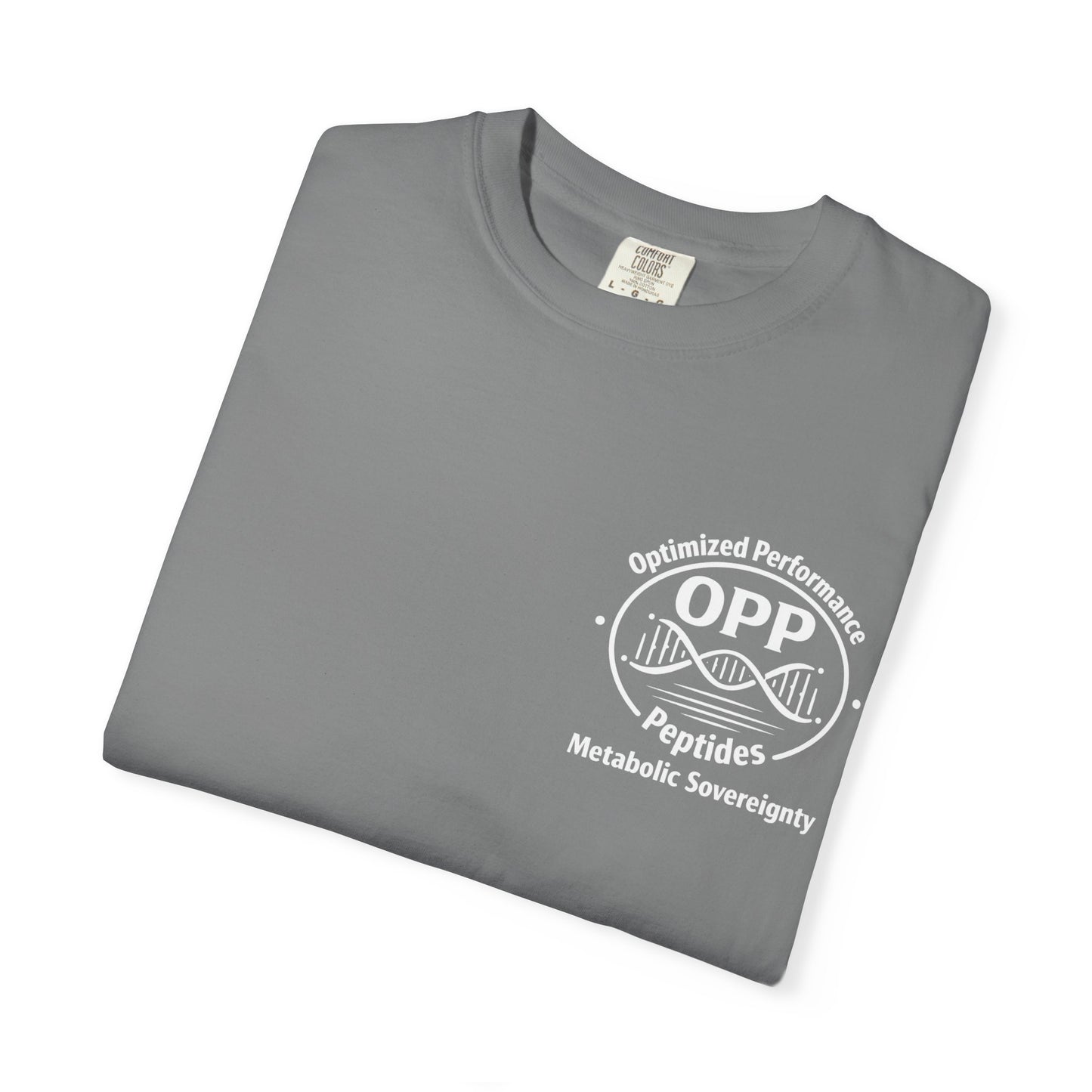 OPP Optimized Performance Peptides T-Shirt - Metabolic Sovereignty Double-Sided Biohacking Tee