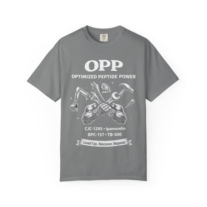 OPP - Tradesmen - Optimized Peptide Power – Load Up. Recover. Repeat Shirt