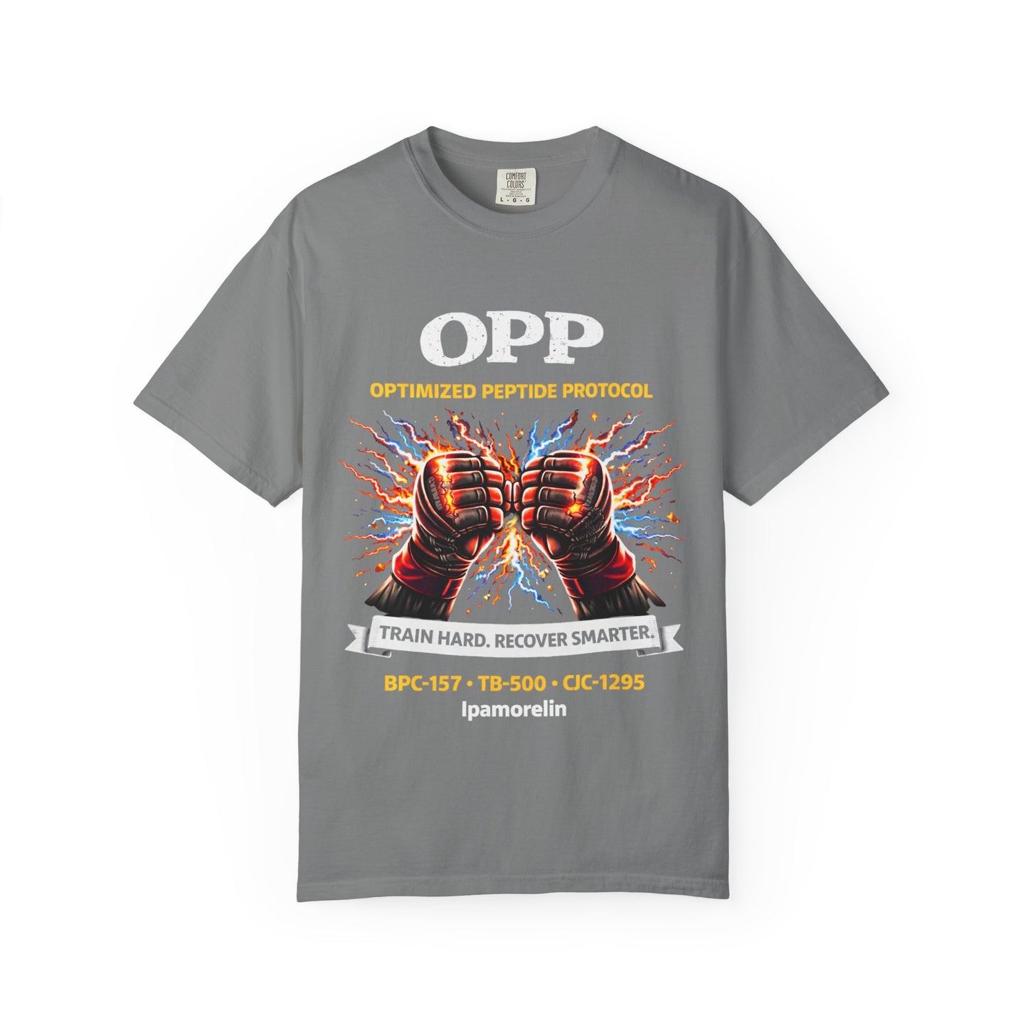 OPP -MMA Gloves - Optimized Peptide Protocol – Train Hard. Recover Smarter. Color MMA Fighter Shirt