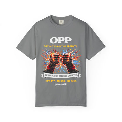 OPP -MMA Gloves - Optimized Peptide Protocol – Train Hard. Recover Smarter. Color MMA Fighter Shirt