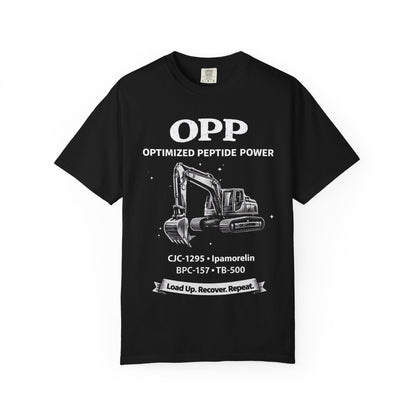 OPP - Equipment Operator -  Optimized Peptide Power – Load Up. Recover. Repeat Shirt