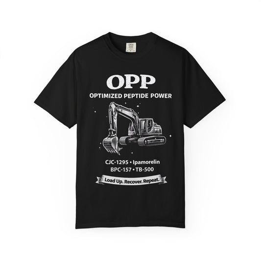 OPP - Equipment Operator -  Optimized Peptide Power – Load Up. Recover. Repeat Shirt