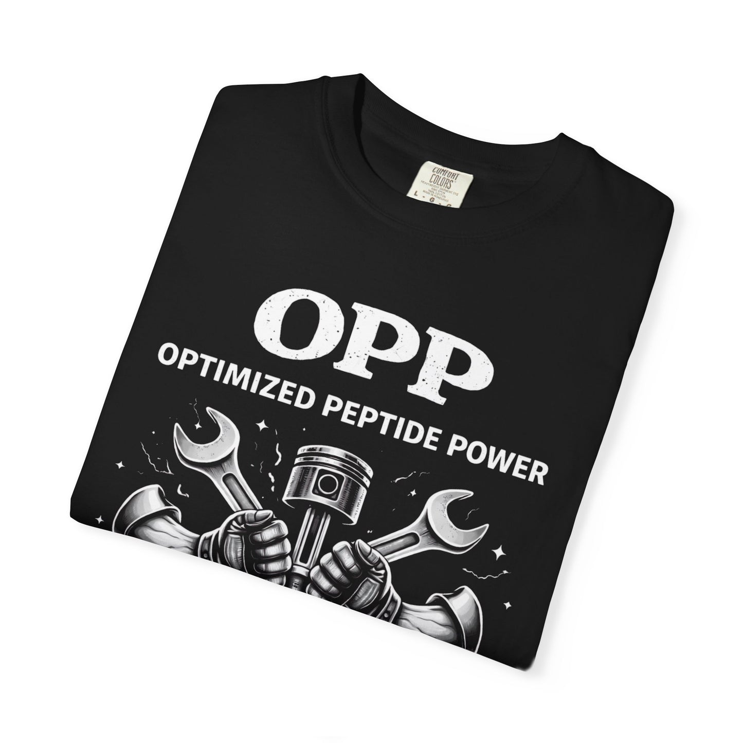 OPP - Mechanics - Optimized Peptide Power – Load Up. Recover. Repeat Shirt