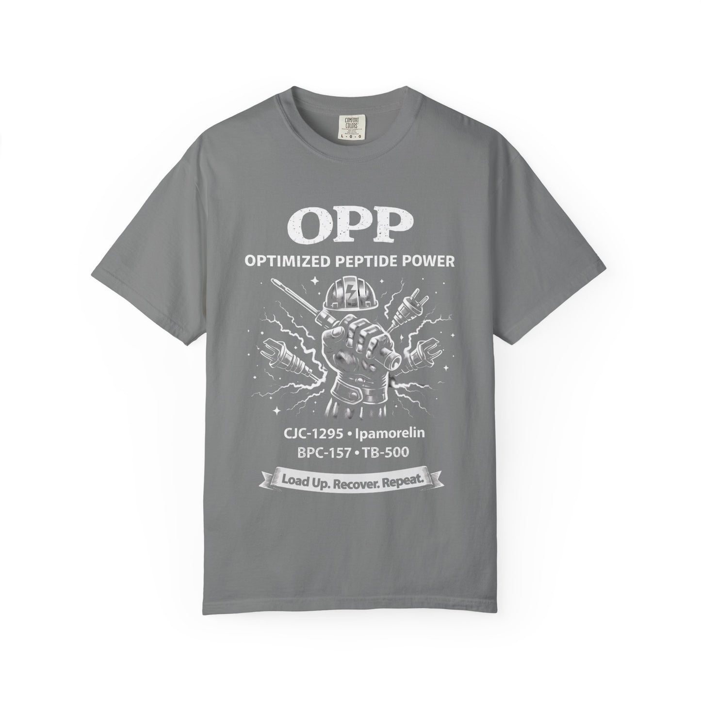 OPP - Electricians -  Optimized Peptide Power – Load Up. Recover. Repeat Shirt