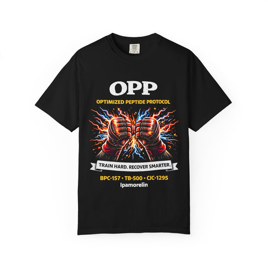 OPP -MMA Gloves - Optimized Peptide Protocol – Train Hard. Recover Smarter. Color MMA Fighter Shirt