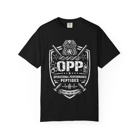 OPP - Police - Operational Performance Peptides – Ready For The Shift—Fitness Tee