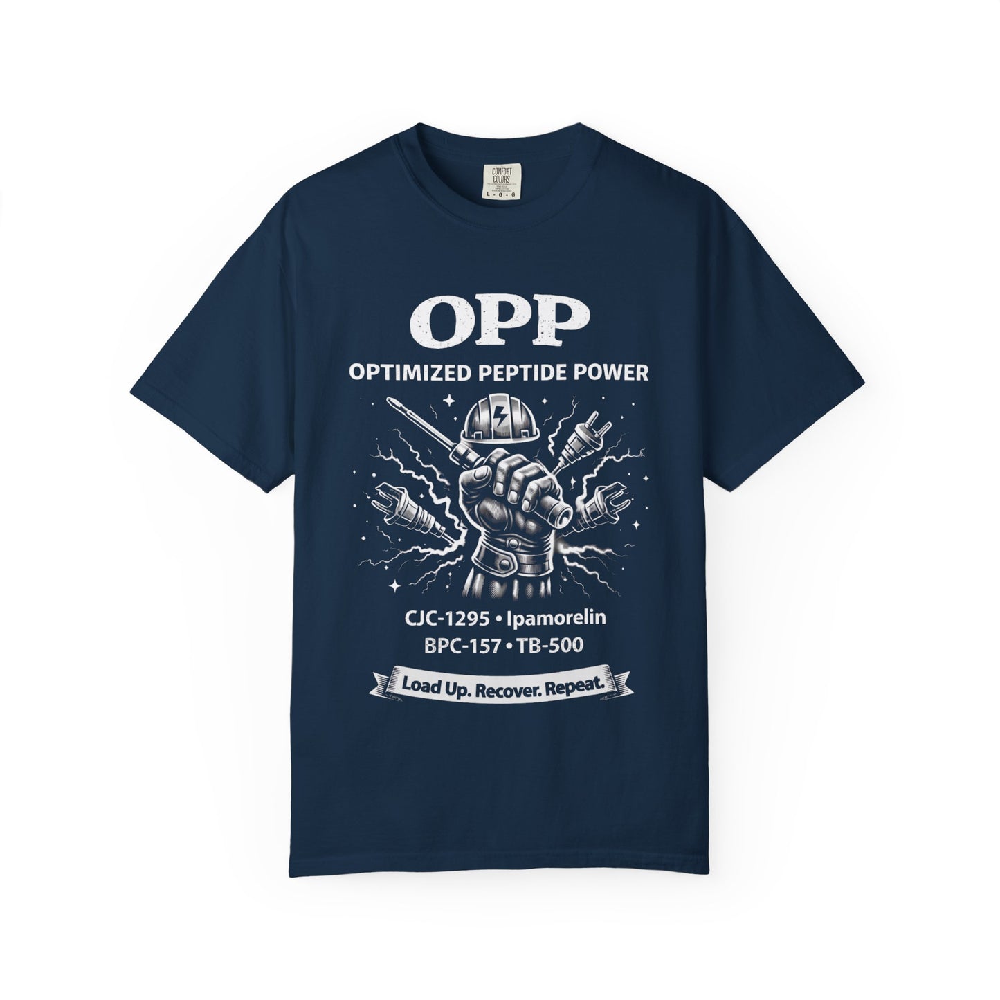 OPP - Electricians -  Optimized Peptide Power – Load Up. Recover. Repeat Shirt