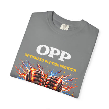 OPP -MMA Gloves - Optimized Peptide Protocol – Train Hard. Recover Smarter. Color MMA Fighter Shirt