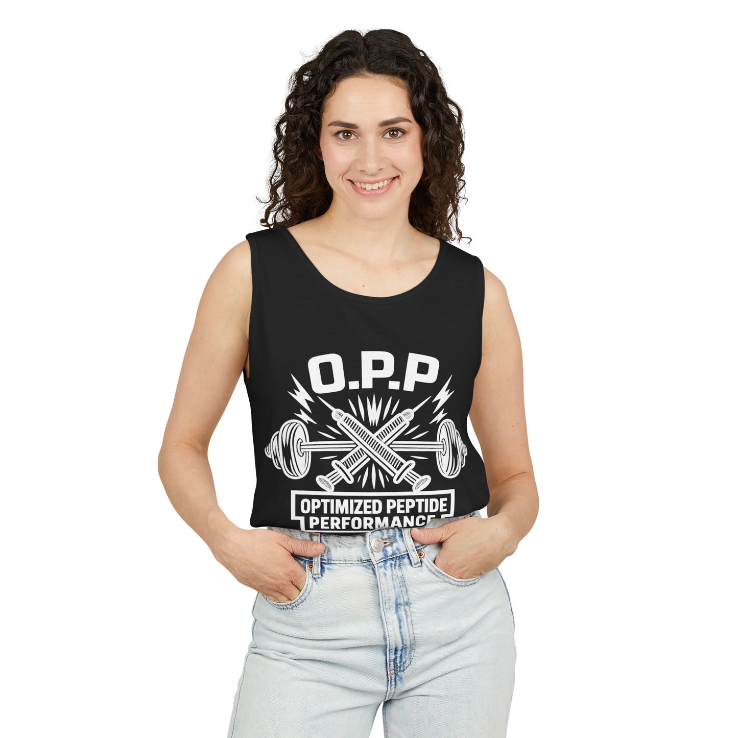 Tank Top — OPP – Optimized Peptide Performance | Biohacker Gym & Peptide Lifestyle Fitness Tank