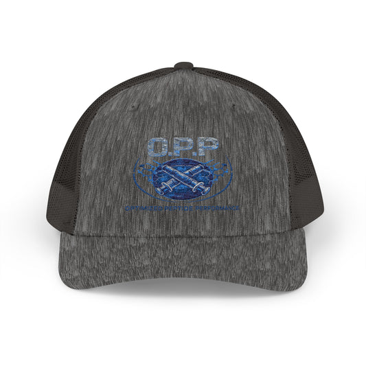 OPP Blue Trucker Cap – Performance Snapback
