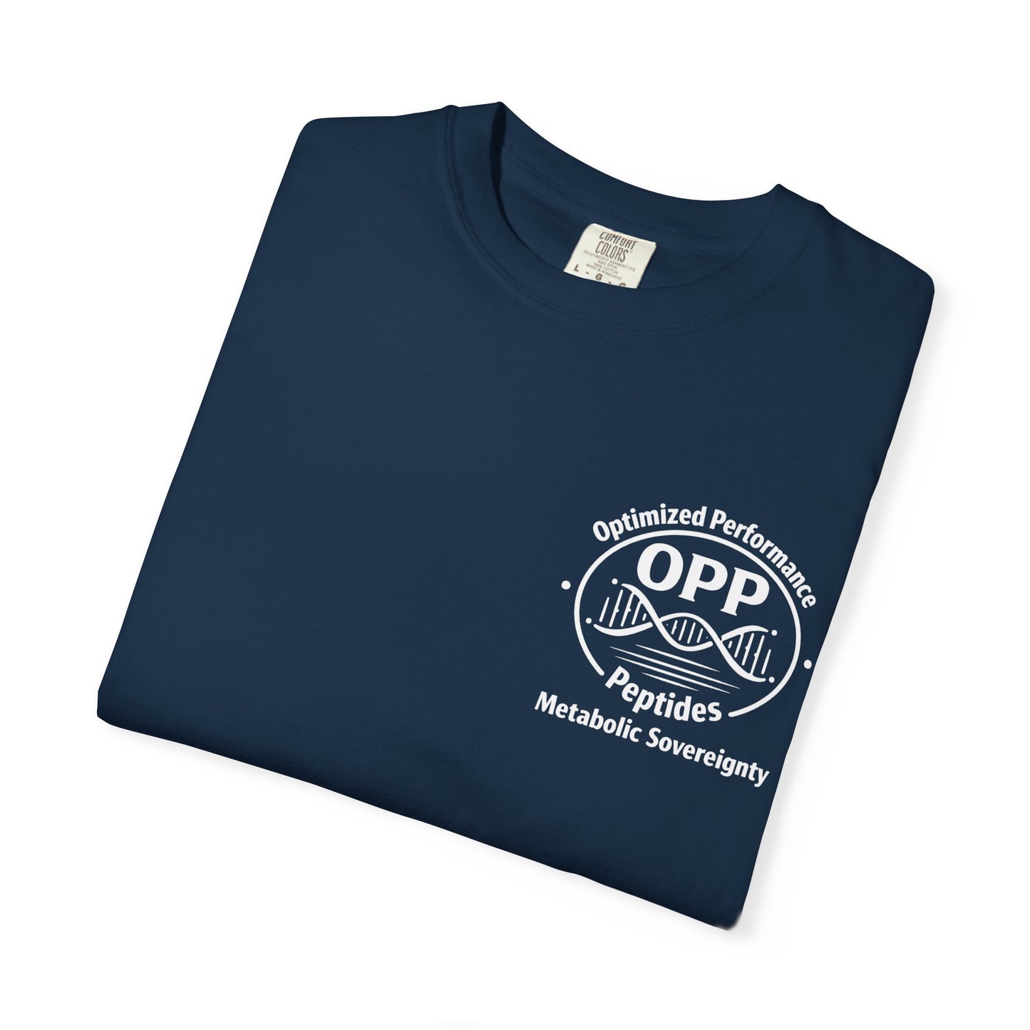 OPP Optimized Performance Peptides T-Shirt - Metabolic Sovereignty Double-Sided Biohacking Tee