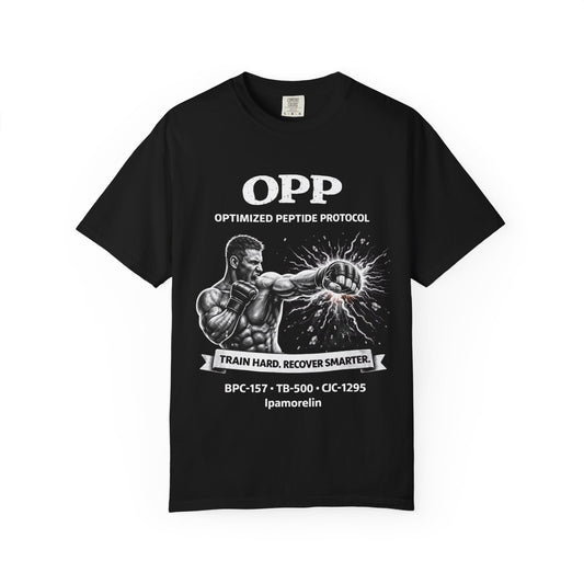 OPP - MMA Striker - Optimized Peptide Protocol – Train Hard. Recover Smarter Shirt
