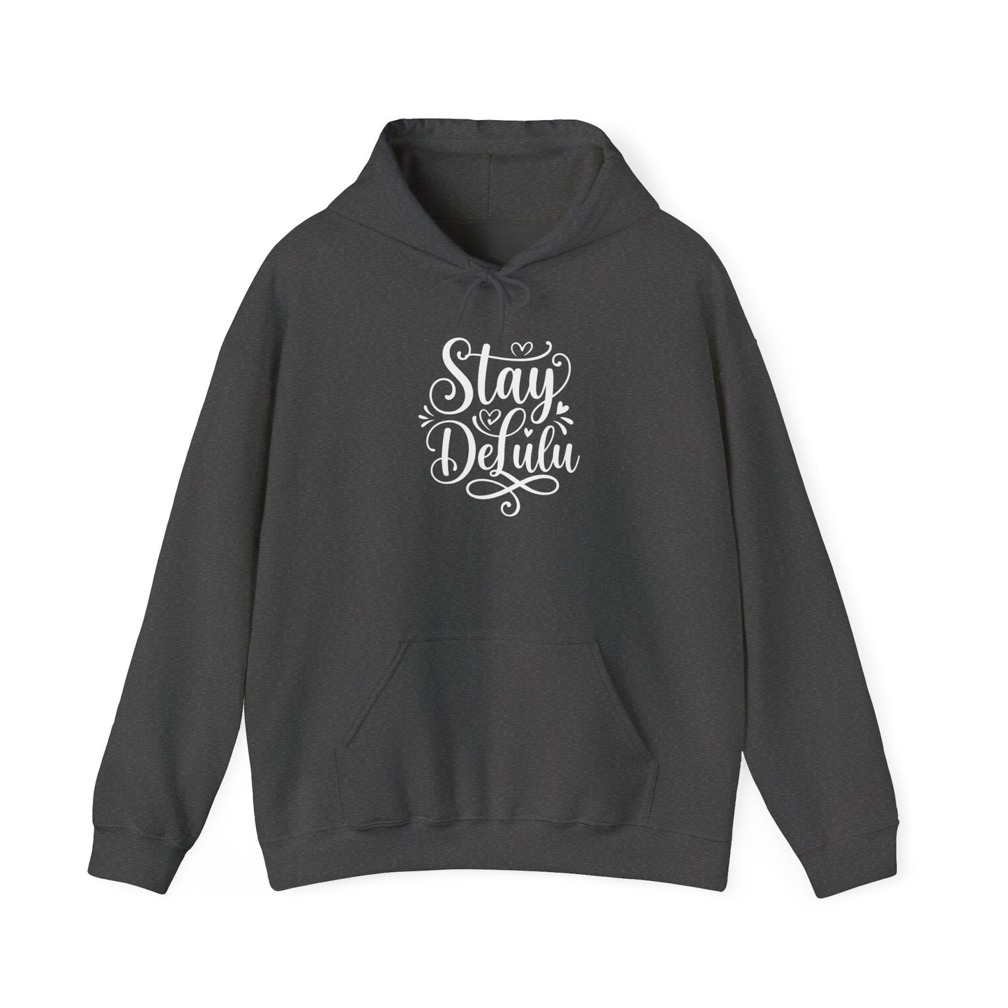 Stay DeLulu Hoodie – Cute Script Graphic