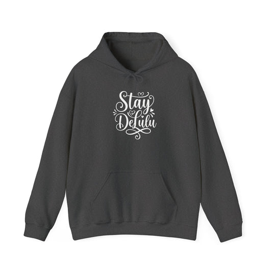 Stay DeLulu Hoodie – Cute Script Graphic