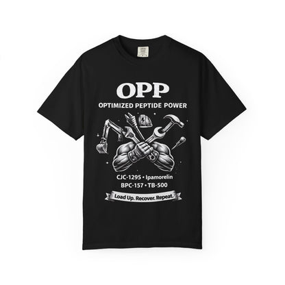OPP - Tradesmen - Optimized Peptide Power – Load Up. Recover. Repeat Shirt
