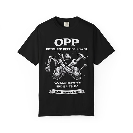 OPP - Tradesmen - Optimized Peptide Power – Load Up. Recover. Repeat Shirt