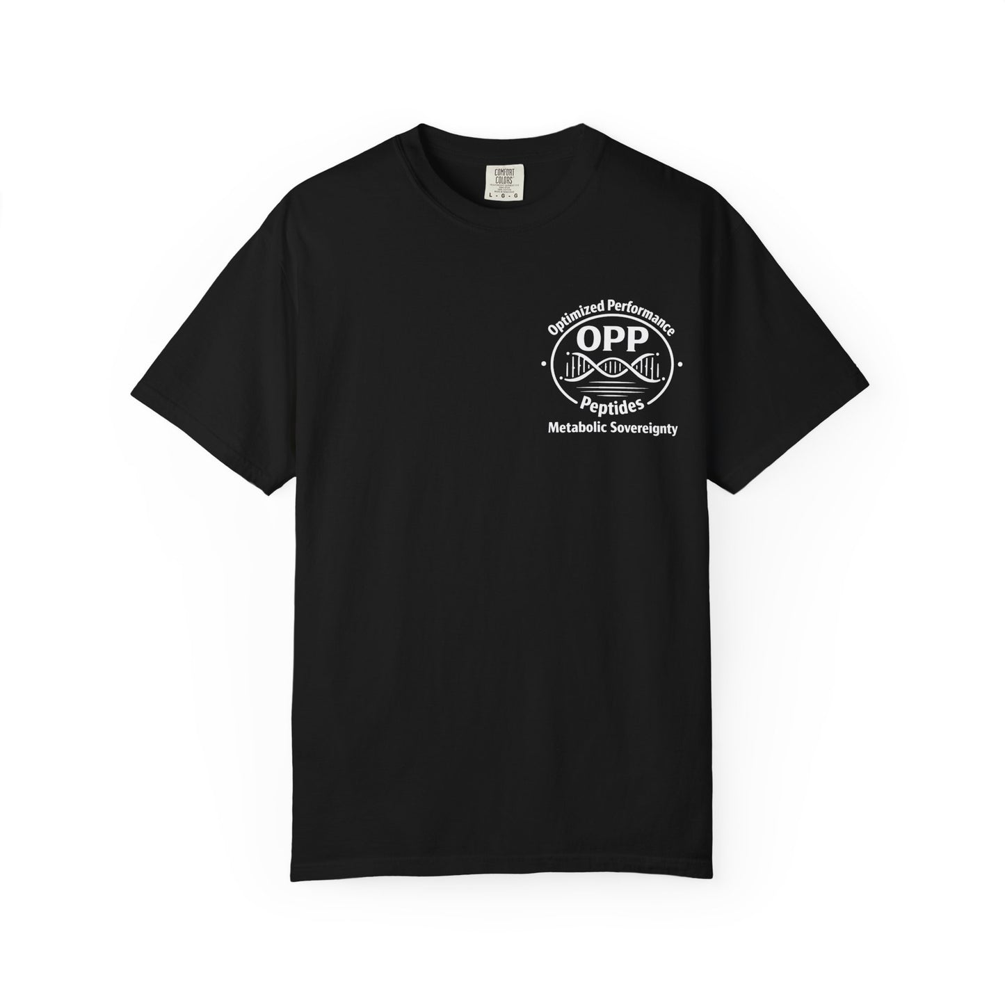 OPP Optimized Performance Peptides T-Shirt - Metabolic Sovereignty Double-Sided Biohacking Tee