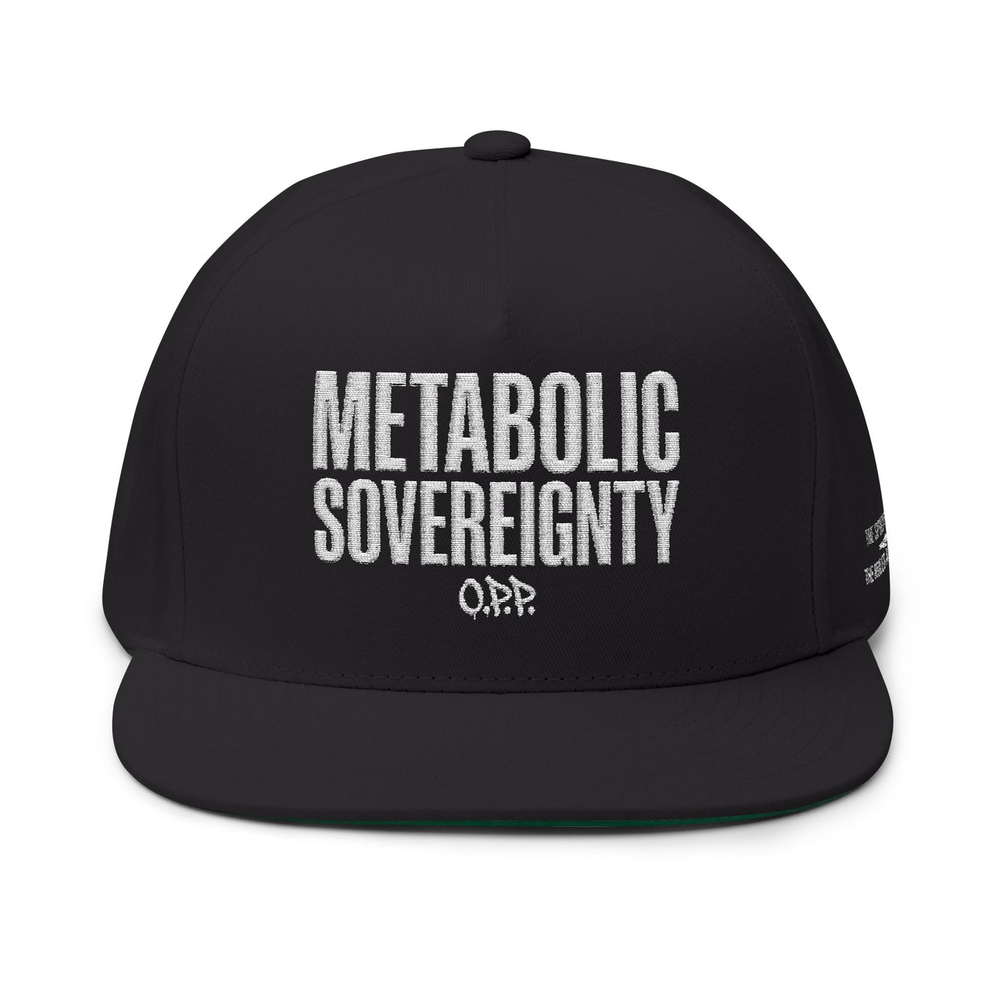 Metabolic Sovereignty Baseball Cap - Spirit Undying Rules Breaking Biohacking Hat