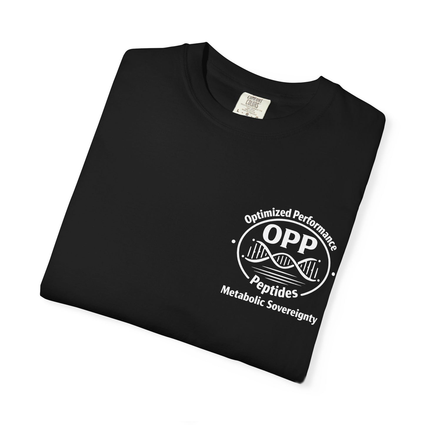 OPP Optimized Performance Peptides T-Shirt - Metabolic Sovereignty Double-Sided Biohacking Tee