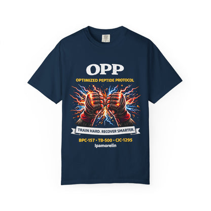 OPP -MMA Gloves - Optimized Peptide Protocol – Train Hard. Recover Smarter. Color MMA Fighter Shirt