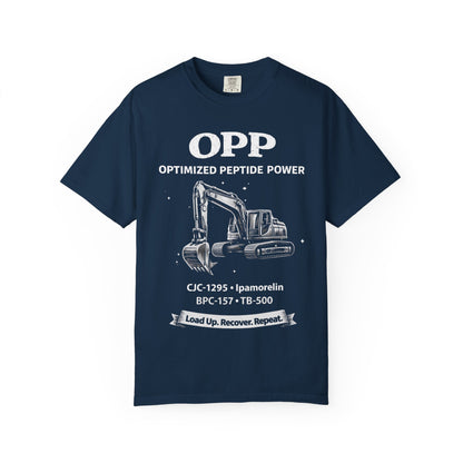 OPP - Equipment Operator -  Optimized Peptide Power – Load Up. Recover. Repeat Shirt