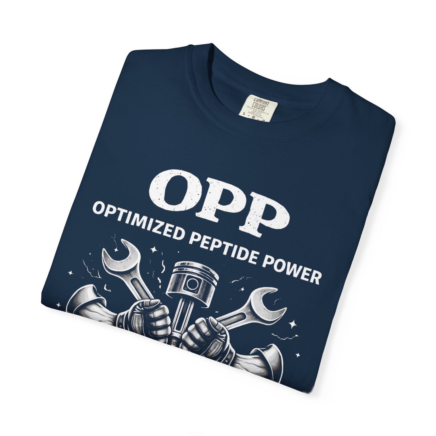 OPP - Mechanics - Optimized Peptide Power – Load Up. Recover. Repeat Shirt