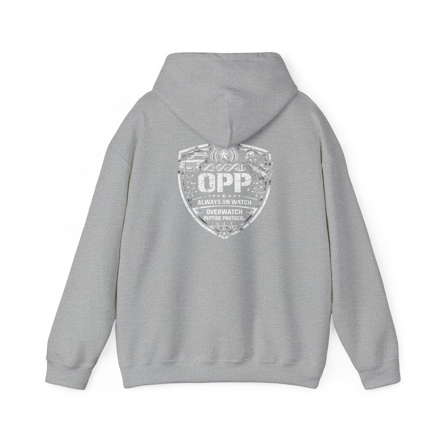 OPP - Police - Overwatch Peptide Protocol Police Hoodie | Law Enforcement Performance & Recovery Apparel